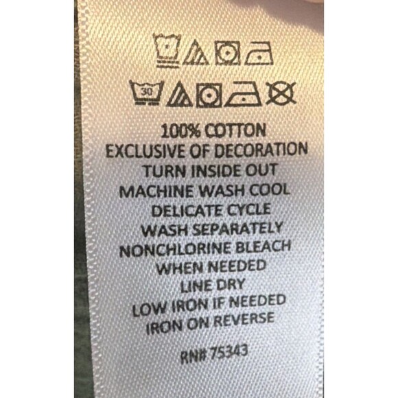 Boho Cottagecore Peasant Lucky Brand A-Line Dress Olive Green M - Picture 9 of 9